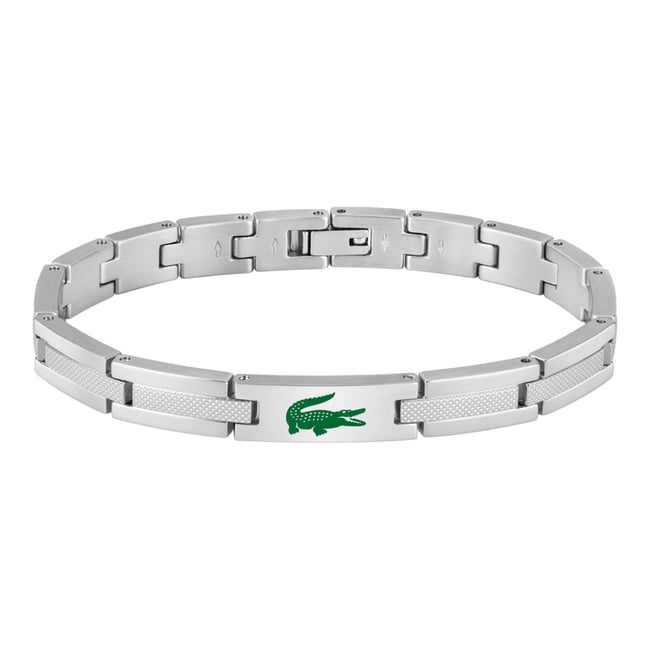 Bracelet Stencil argenté, vert <span itemprop=