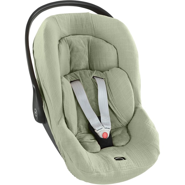 Housse pour siège auto vert d'eau <span itemprop=