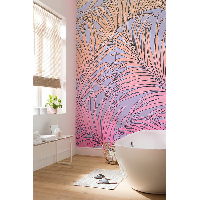 Papel de parede Palm Foglie, INTERELIFE multicolor <span itemprop=