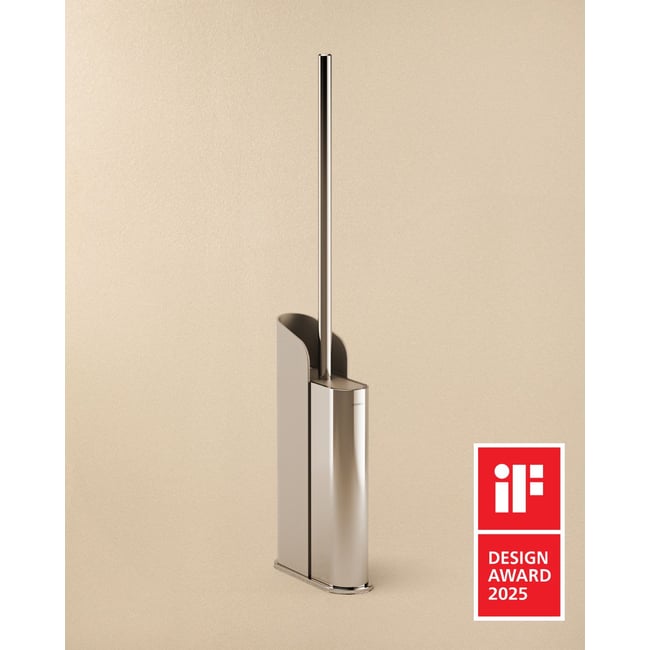 Brosse Wc avec vis ou adhésif FLAT - COSMIC