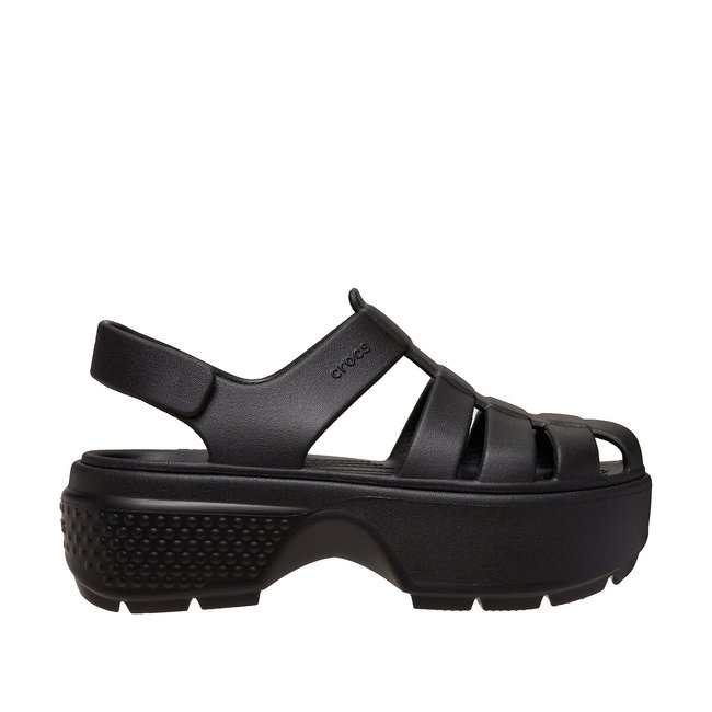 Sandales à plateforme Stomp Fisherman noir <span itemprop=