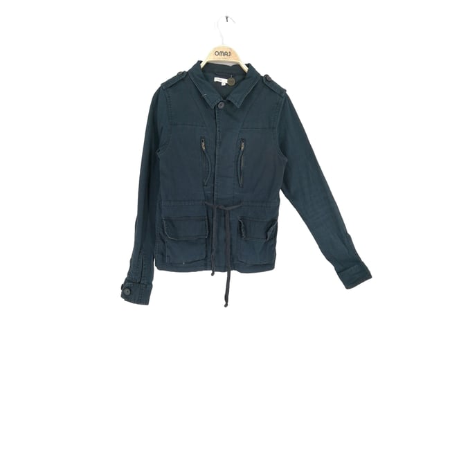 Short Femme Maje - Taille 26 - Coton Bleu - Occasion Très Bon état