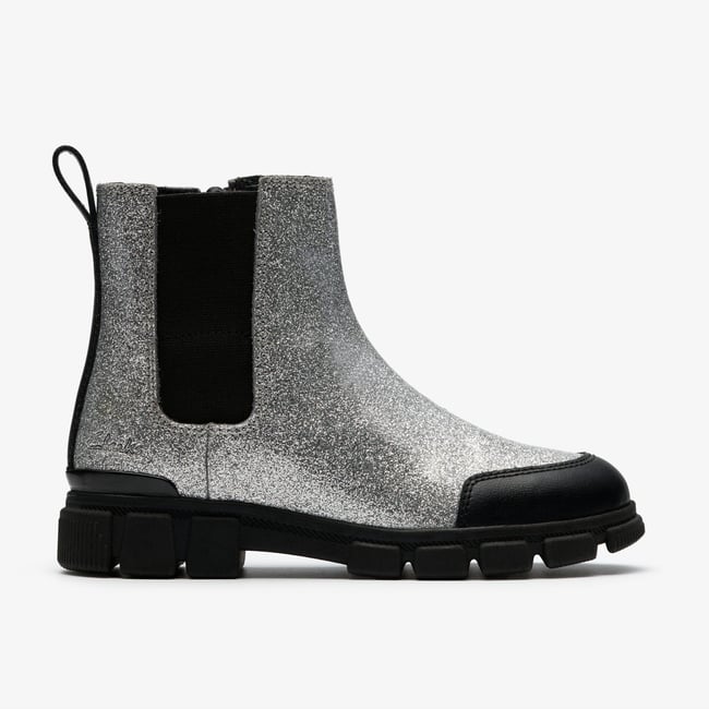 Boots Cuir EVYN CHELSEA K gris <span itemprop=