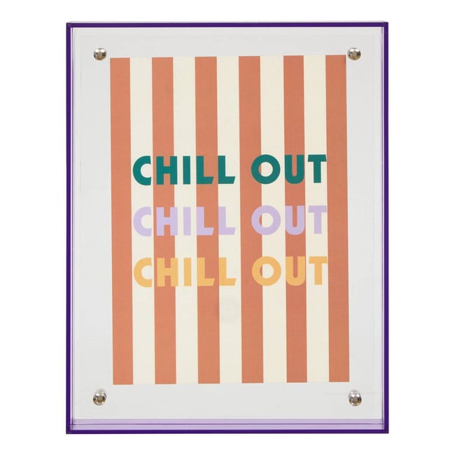 Cadre photo design pop 13x18cm POOL Couleur violet <span itemprop=