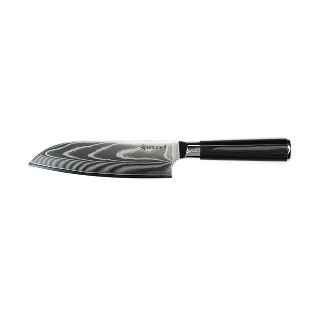 Couteau Santoku Damas 32 cm avec étui - Core noir <span itemprop=