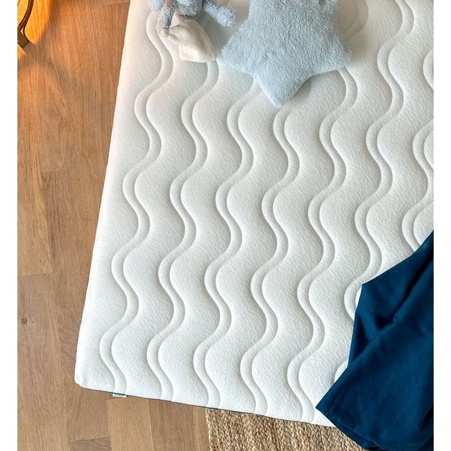 Matelas de parc housse lavable et coeur 100% naturel, COCOLEGEND® Couleur blanc <span itemprop=