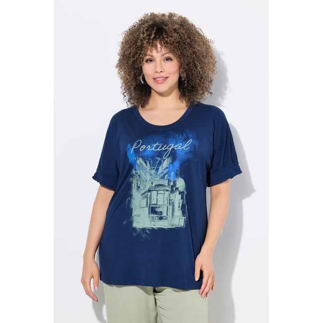 T-shirt oversize, motif Portugal - ULLA POPKEN