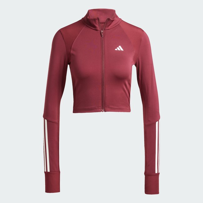 Veste entièrement zippée côtelée Hyperglam - adidas Performance