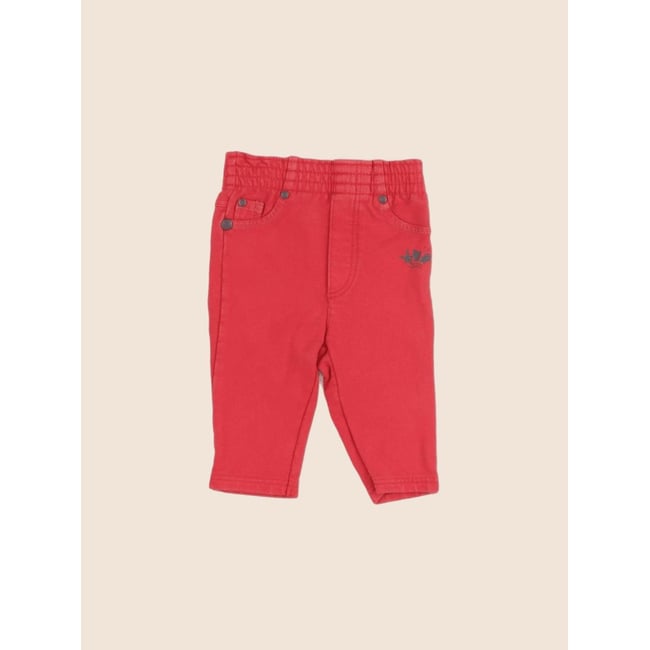 Pantalon - Très bon état rouge <span itemprop=