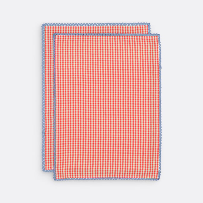 Set of 2 Trattoria Cotton/Linen Tea Towels - LA REDOUTE INTERIEURS
