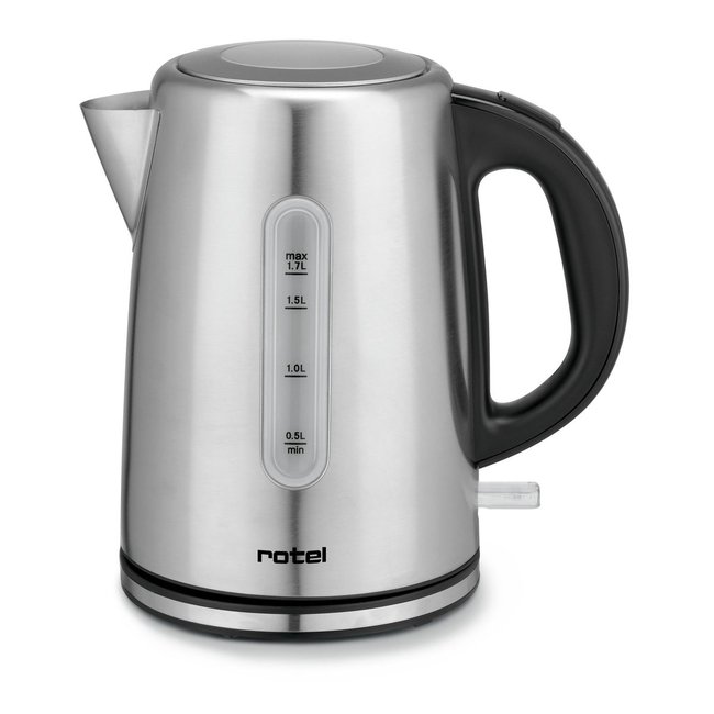 Bouilloire électrique sans fil inox,noir <span itemprop=
