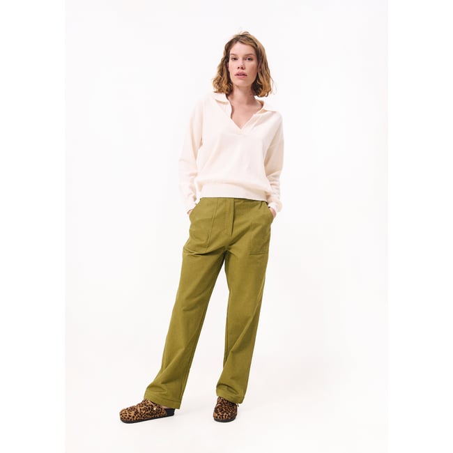 Pulls PAULIA beige crème <span itemprop=
