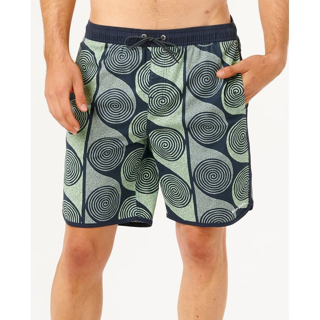 Short VOLLEY Artist of the SEARCH Spiral bleu marine foncé <span itemprop=