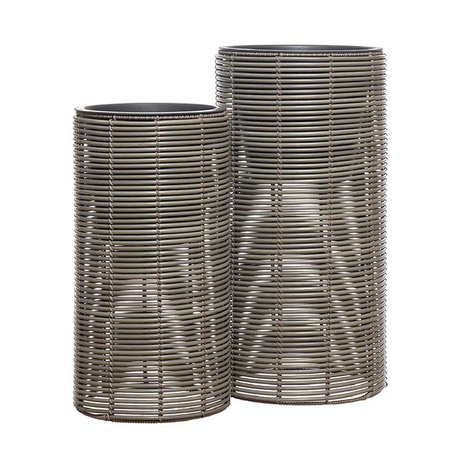 Conjunto de vasos em polyrattan, BORGHESI - BORGHESI