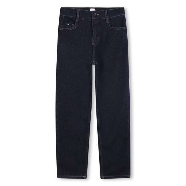 Pantalone in denim 5 tasche denim brut <span itemprop=