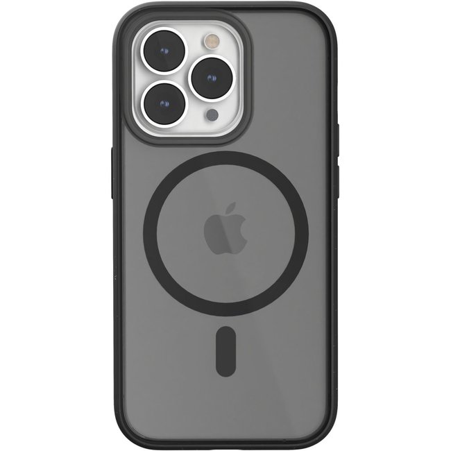 Coque bumper iPhone 14 Plus transparent Taupe transparent <span itemprop=