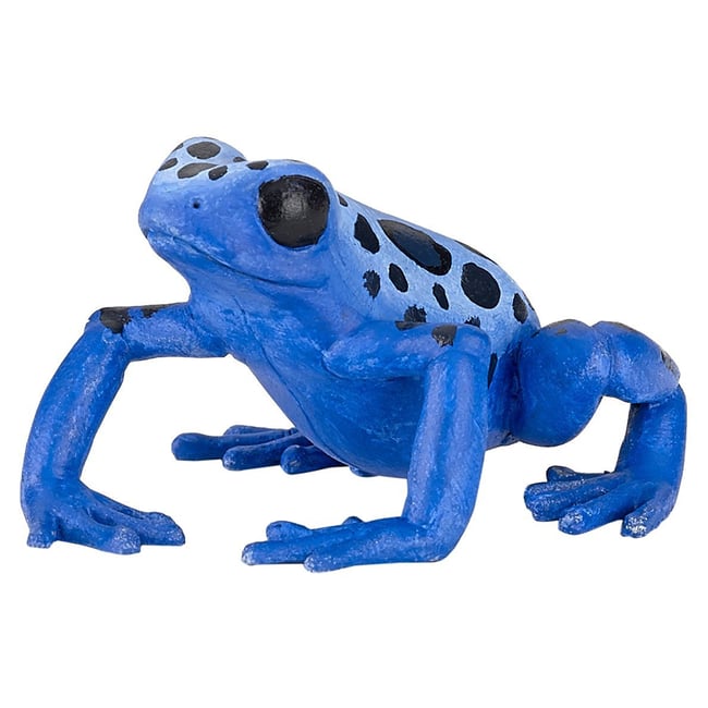 Figurine Grenouille équatoriale bleue bleu <span itemprop=