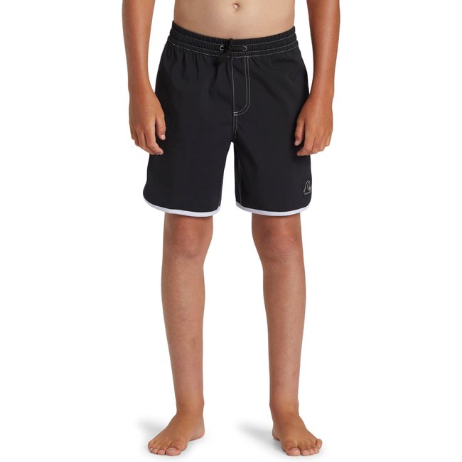 Short de bain ORIG SCALLOP VOLLEY noir black <span itemprop=