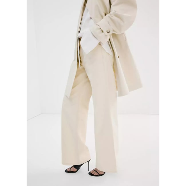 Jean droit taille normale vanille <span itemprop=