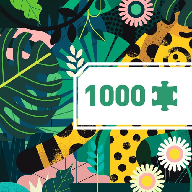 Puzzle 1000 pièces Leopard Gallery multicolore <span itemprop=