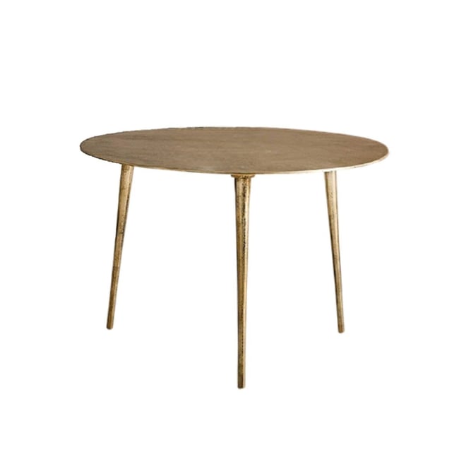 Petite table basse gigogne - MOON Couleur doré <span itemprop=