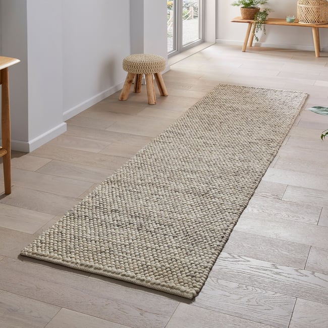 Tapis laine bouclée de couloir MINERALS - FLAIR RUGS