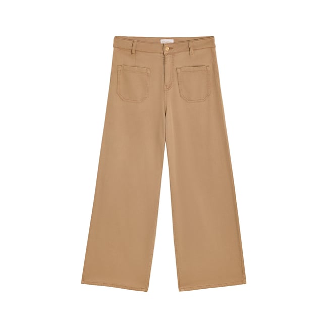 Pantalon JANE MOCHA marron <span itemprop=