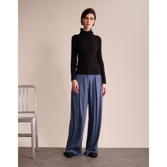 Pull col roulé Jade - INES DE LA FRESSANGE PARIS noir <span itemprop=