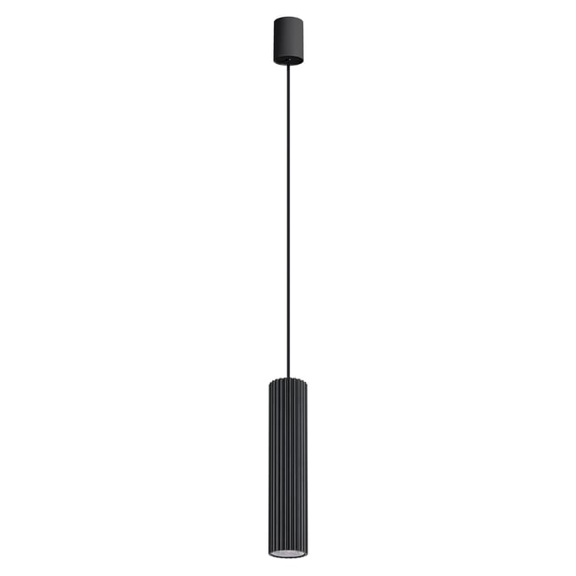 Suspension Aluminium Noir LED 1 Ivar Couleur noir <span itemprop=