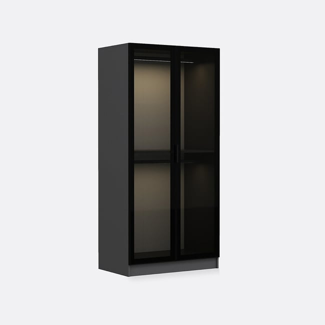 Шкаф Kale Glass / Кейл Гласс антрацит LA ROUTE