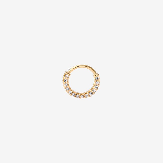 Piercing anneau livi - candy blanc <span itemprop=