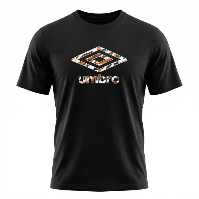 Tee shirt coton 160GSM noir/marron/orange/blanc <span itemprop=