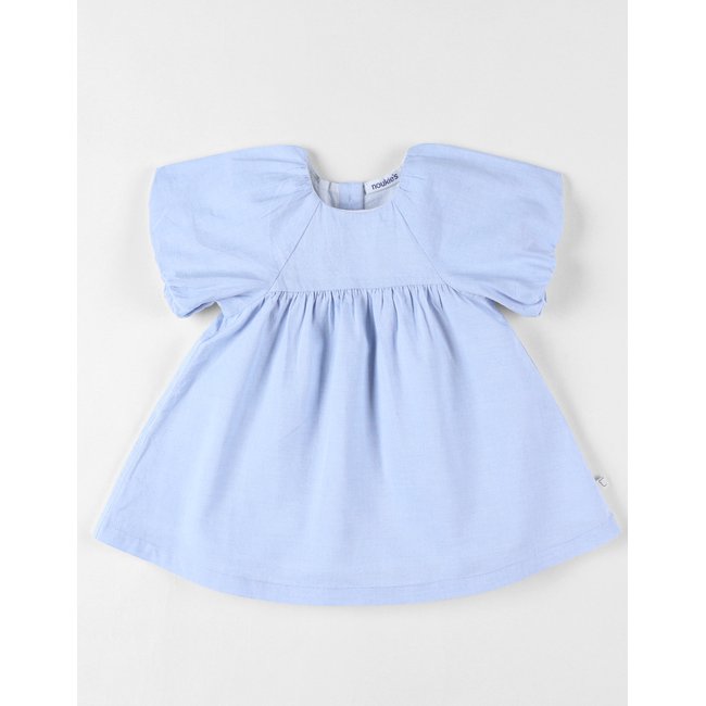 Robe Chambray, ciel bleu <span itemprop=
