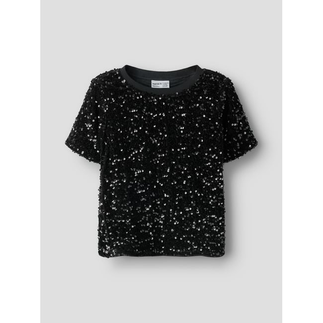 Top À Manches Courtes noir - black1 <span itemprop=