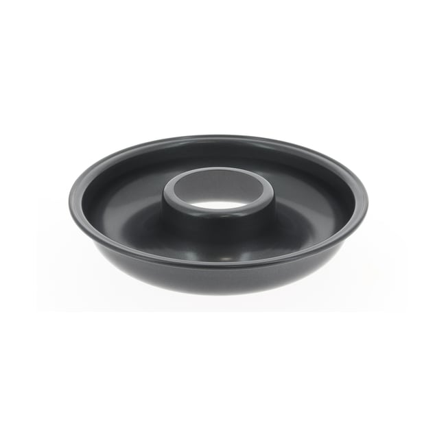 Moule à savarin ouvert inox ø26 cm noir <span itemprop=