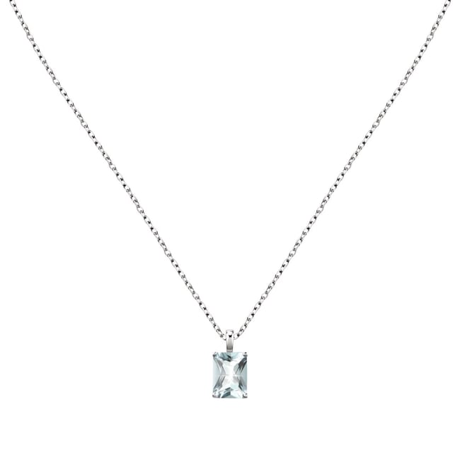 Collier en or blanc 750 MARINE argent <span itemprop=