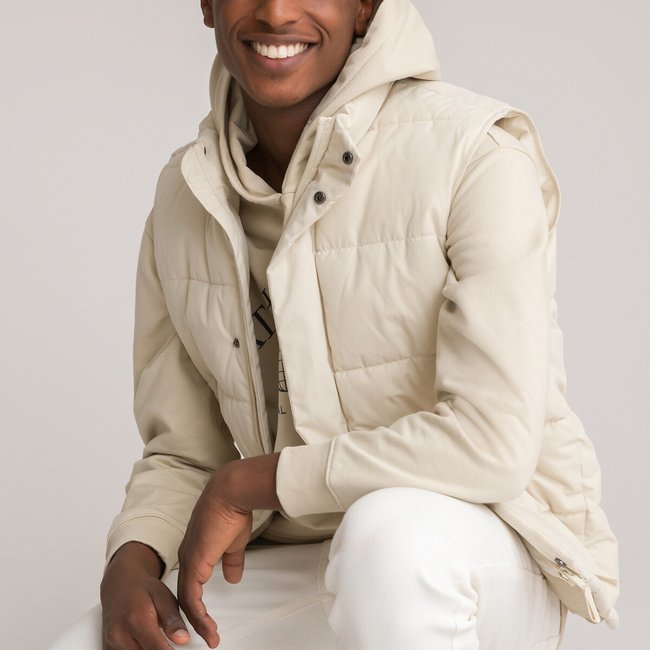 Doudoune sans manches beige LA REDOUTE COLLECTIONS