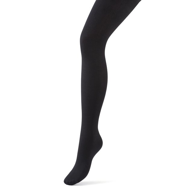 Blickdichte Strumpfhose, 80 den schwarz <span itemprop=