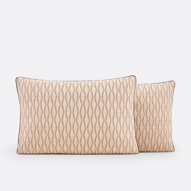 Sonora Cotton Percale Pillowcase, geometric print, LA REDOUTE INTERIEURS