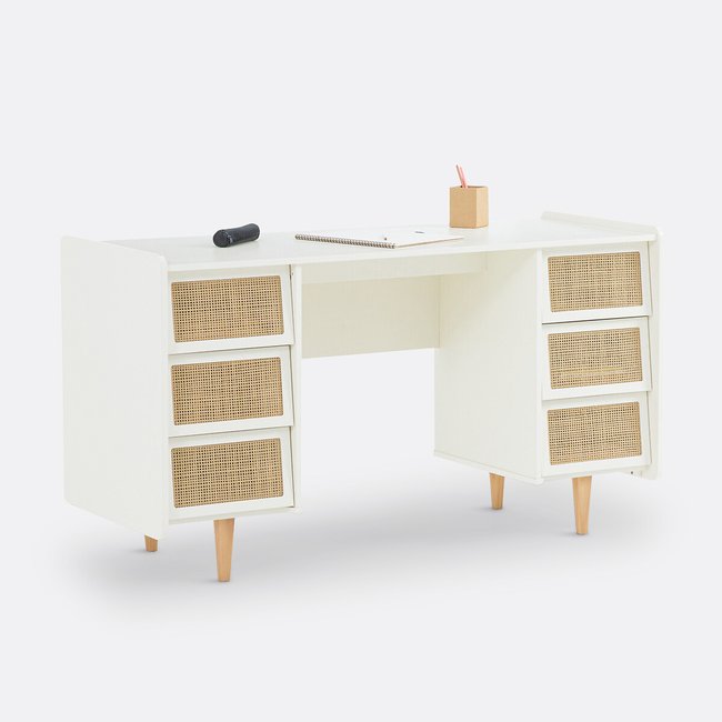 Taga Double Unit 6-Drawer Desk - LA REDOUTE INTERIEURS