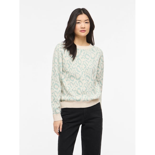 Pull En Maille blue surf <span itemprop=