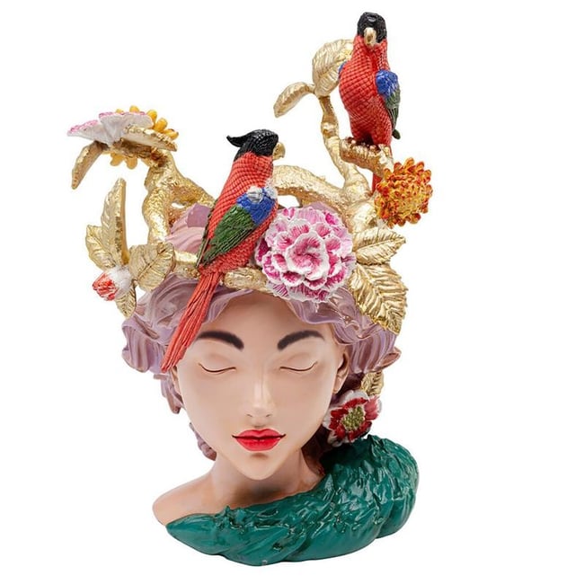 Vase femme exotique Couleur multicolore <span itemprop=