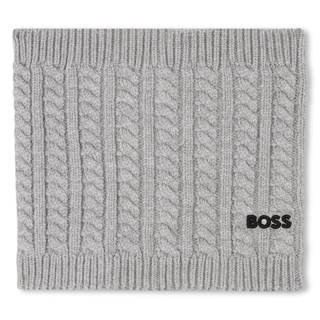 Snood gris chine <span itemprop=