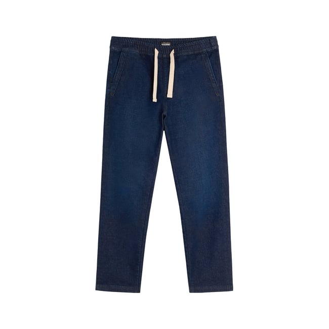 PANTALON LOOSE ROCCO bleu <span itemprop=