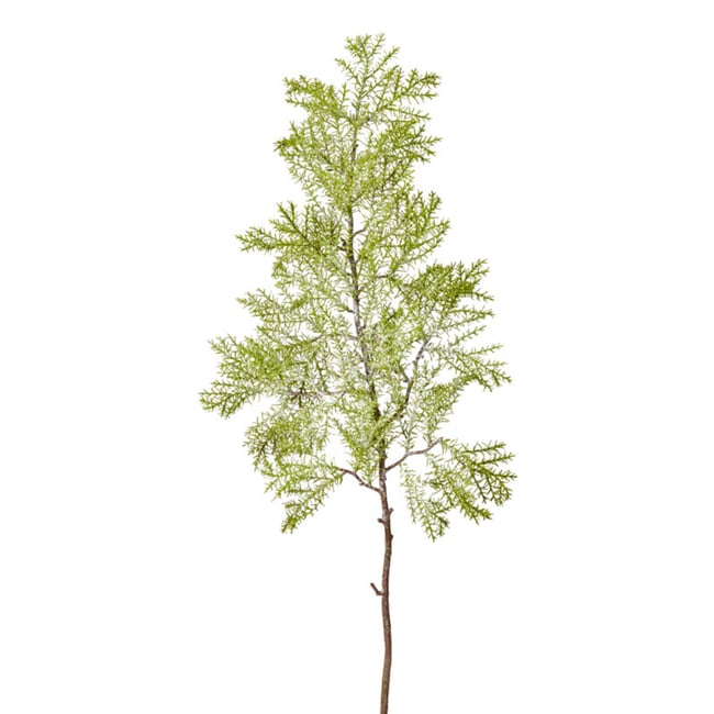 Branche de pin artificielle givrée H99 Couleur vert <span itemprop=