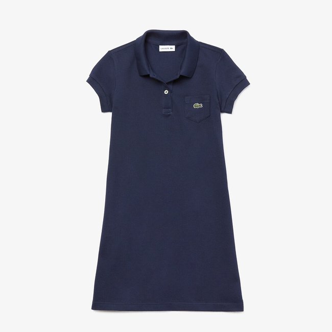 Vestido polo de manga corta - LACOSTE
