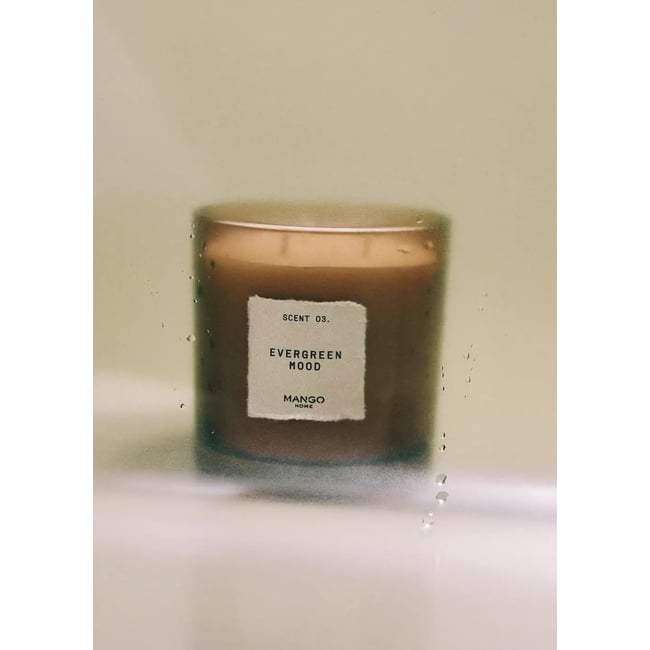 Bougie parfumée EVERGREEN MOOD 500 g Couleur marron <span itemprop=