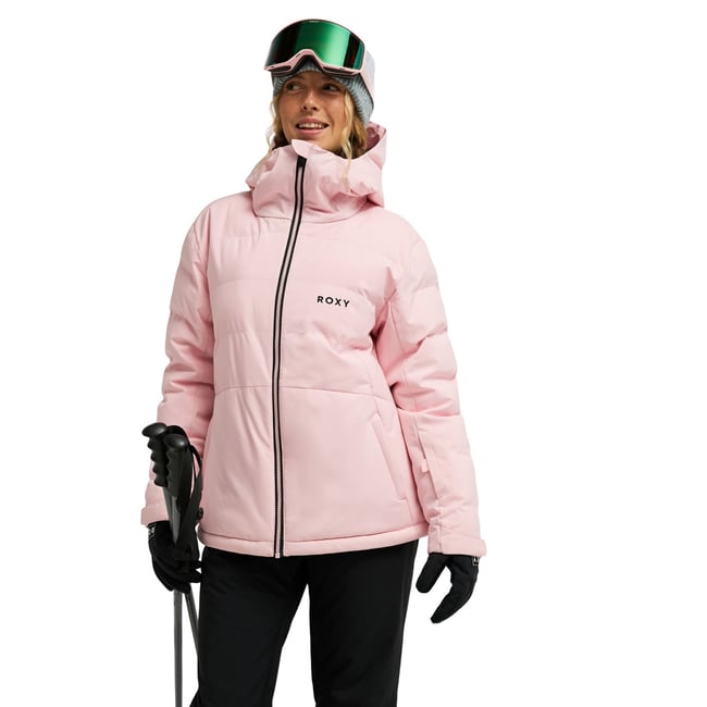 Veste de snow technique SNOWYHILL PUFFY 10K. rose rose shadow <span itemprop=