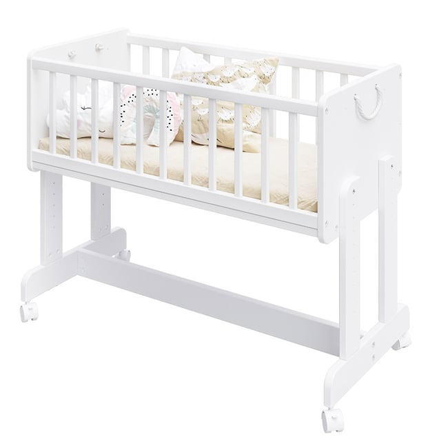 Berceau Lit Cododo 5 en 1 - ORNELLA - Matelas inclus - Blanc - PREMIERS MOMENTS
