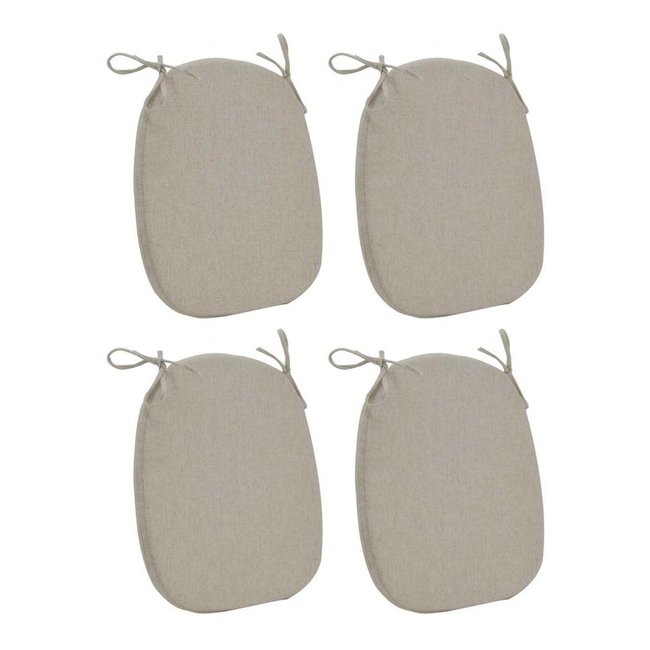 Assise de chaise écru (Lot de 4) ecru <span itemprop=